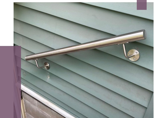 Поручни из нержавеющей стали в Сланцах от 7749 руб.  | ПРОЛЁТ-Слы